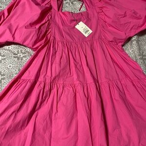 a new day Pink Midi Dress